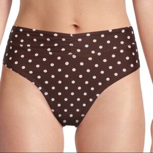 Printed V-Front Swimsuit Bottoms